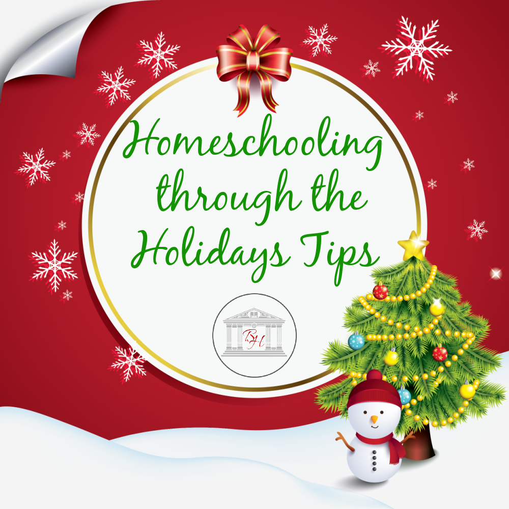 Homeschooling through the Holidays Tips